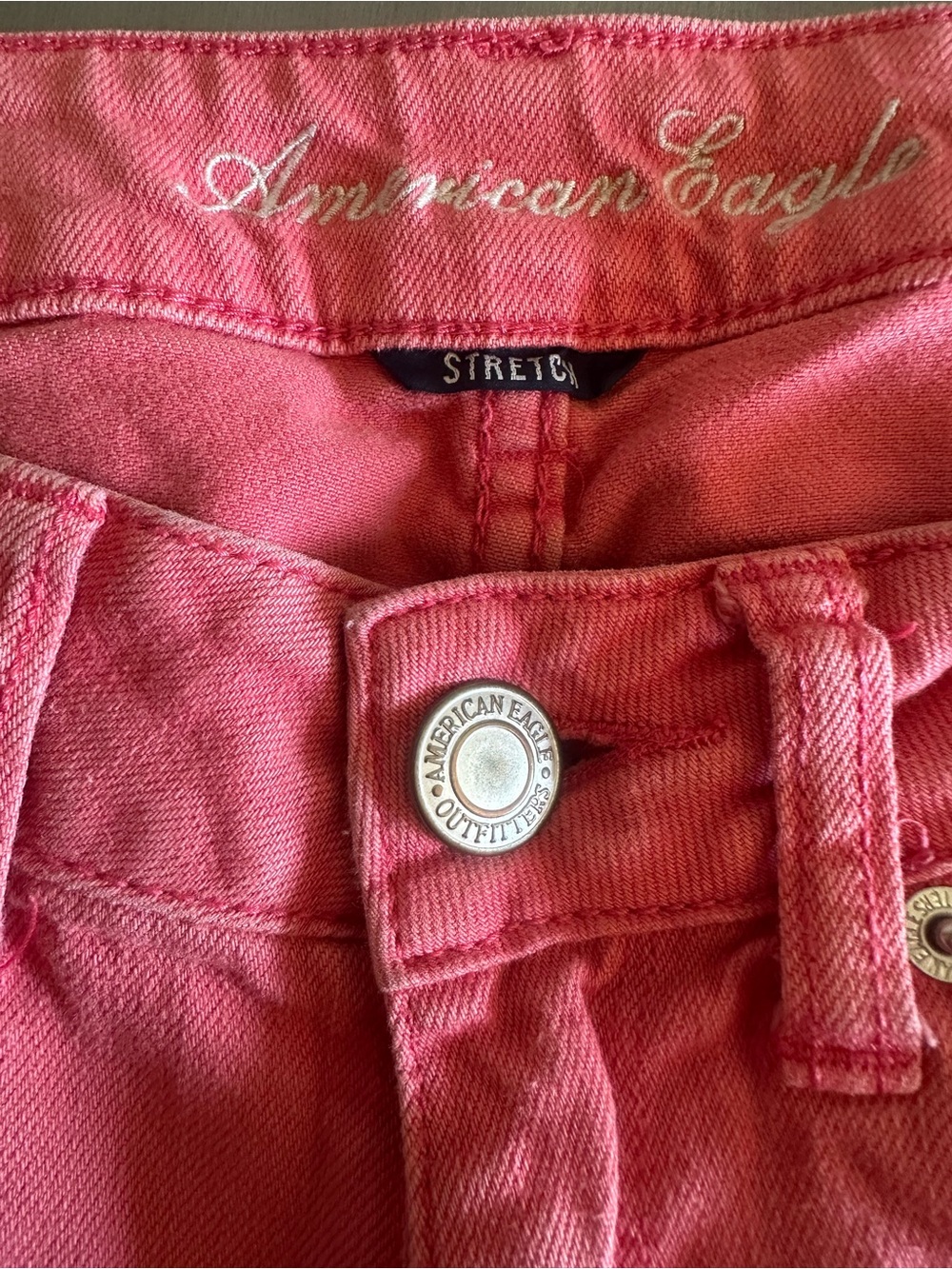 American Eagle Outfitters Pink Stretch Jeans